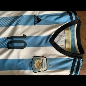 Adidas Argentina Messi men’s soccer jersey